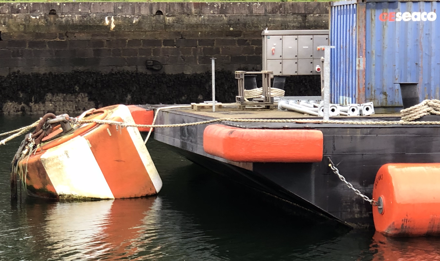 Ocean 3 Dock Fenders - Base Navale of Brest Barges